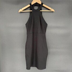 Lulus Women Little Black Halter Mini Dress XS Cocktail Party Date Night Romantic